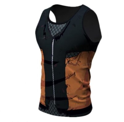 Teen Naruto Damaged 3D Costume Cosplay Compression Workout Tank Top