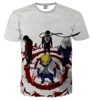 Anime Naruto Shippuden Hokage Japanese Anime Cool T-Shirt - Konoha Stuff