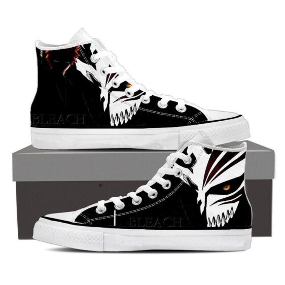 Bleach Ichigo Hollow Mask Draw Color Print Dope Converse Shoes