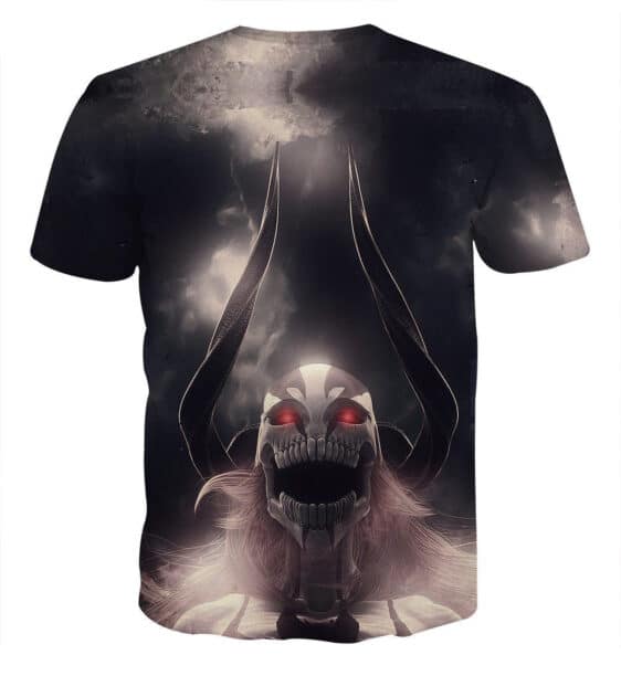 Bleach Ichigo Full Form Hollow Mask Realistic Print T-Shirt - Konoha Stuff