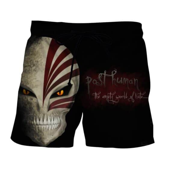 Bleach Ichigo Full Face Hollow Mask Skull Symbol Shorts - Konoha Stuff