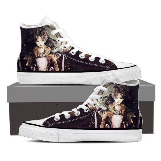 Attack On Titan Eren Yeager Alone Night Background Dope Shoes