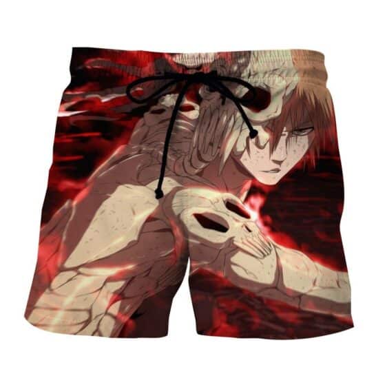 Bleach Anime Ichigo Kurosaki Cool Hollow Wearing Suit Hero Shorts - Konoha Stuff