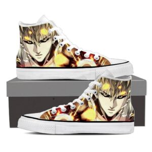 One-Punch Man Genos Cold Face Awesome Design 3D Print Shoes - Konoha Stuff