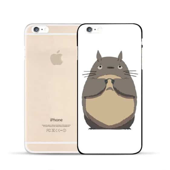 Totoro Japan Ghibli Anime Confuse Sad Creature Cute Case for iPhone 6 7 S Plus - Konoha Stuff
