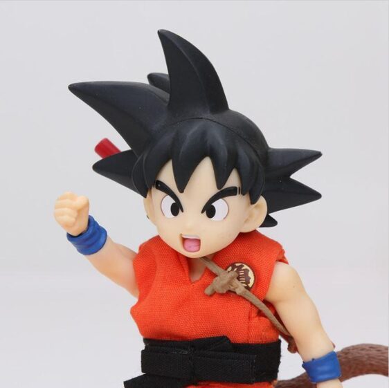 12cm Dragon Ball Z DOD Son Goku Child Ver Real Clothes PVC Action Figure - Saiyan Stuff - 2