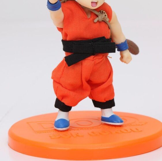 12cm Dragon Ball Z DOD Son Goku Child Ver Real Clothes PVC Action Figure - Saiyan Stuff - 3