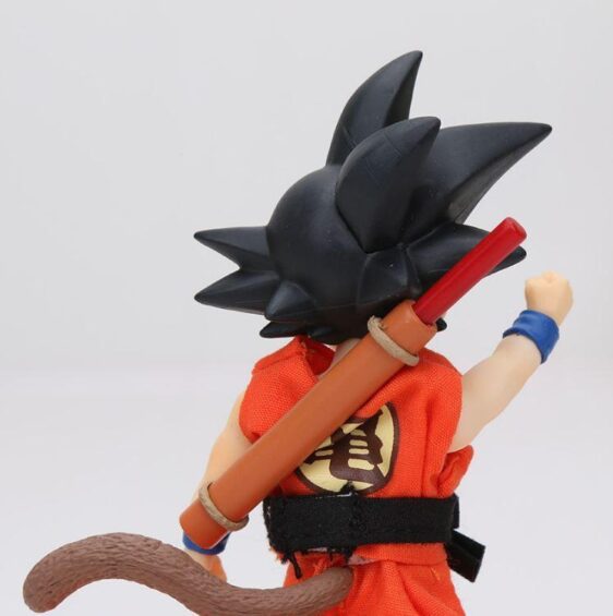 12cm Dragon Ball Z DOD Son Goku Child Ver Real Clothes PVC Action Figure - Saiyan Stuff - 4