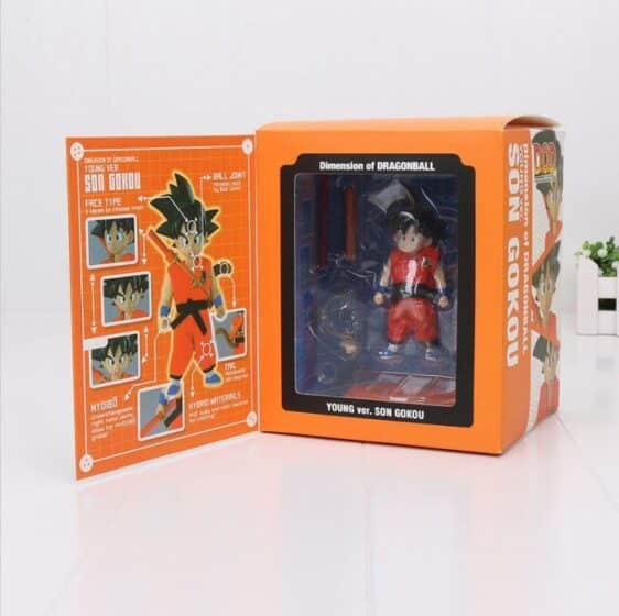 12cm Dragon Ball Z DOD Son Goku Child Ver Real Clothes PVC Action Figure - Saiyan Stuff