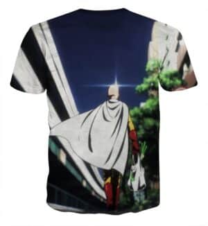 One-Punch Man Saitama Going To The Market Cool Design T-shirt - Konoha Stuff