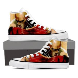 One-Punch Man Saitama Oil Sketch Style Full Print Shoes