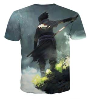 Sasuke Time for Battle Ultimate Sword Skill Naruto Friend Cool 3D T-shirt - Konoha Stuff
