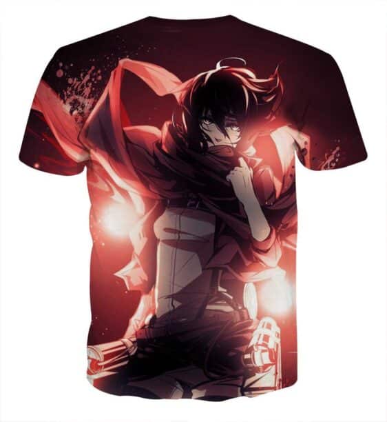 Attack On Titan Mikasa Ackerman Best Soldier Vibrant T-shirt - Konoha Stuff