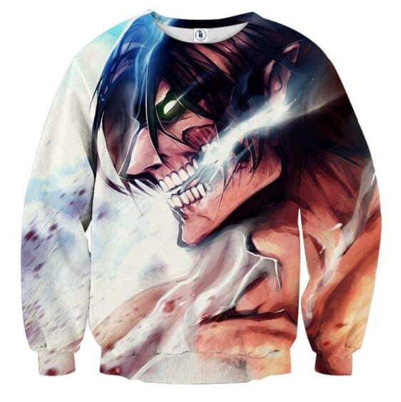 Attack On Titan Eren The Founding Titan Dope Style Sweatshirt - Konoha Stuff