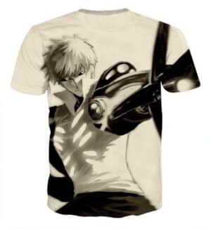One-Punch Man Hansome Genos Fighting Style Full Print T-shirt - Konoha Stuff