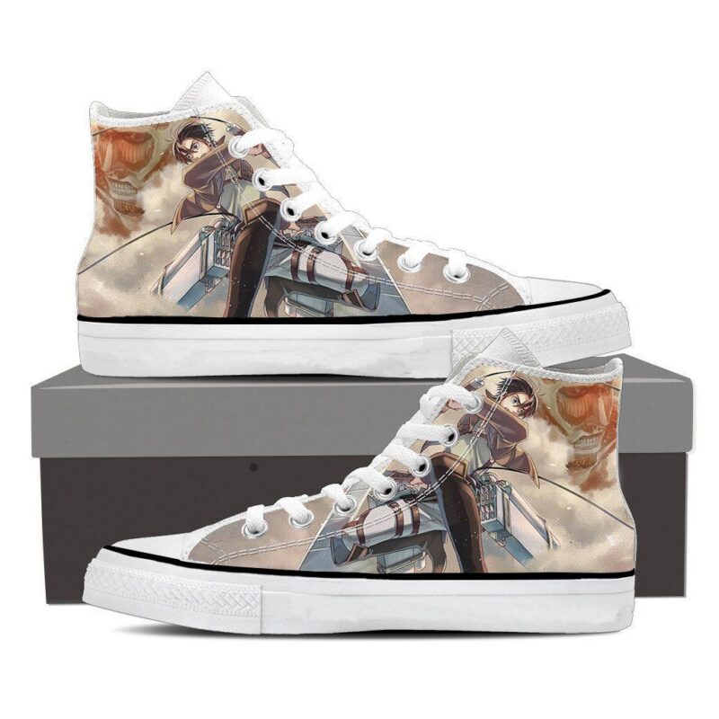 Attack On Titan Eren Yeager Swords Cutting Dope Style Shoes