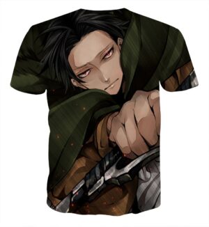 Attack On Titan Deadly Levi Ackerman Killing Swag T-shirt - Konoha Stuff