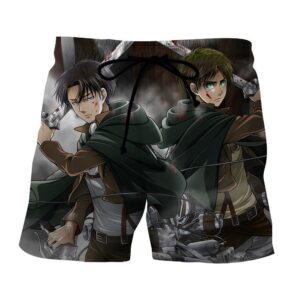 Attack On Titan The Two Eren And Levi Fighting Style Short - Konoha Stuff