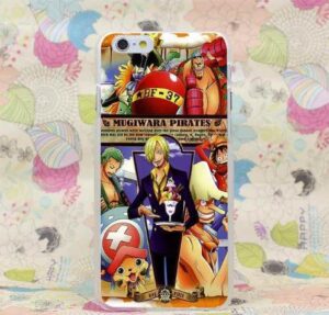 One Piece Straw Hat Pirate Crew Sanji Luffy Zoro Case for iPhone 4 5 6 7 Plus - Konoha Stuff