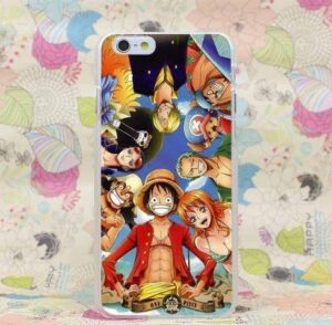 One Piece Straw Hat Pirate Crew Smile Happy Style Case for iPhone 4 5 6 7 Plus - Konoha Stuff