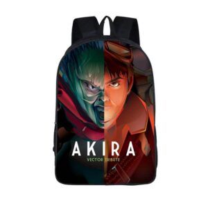 Akira Vector Tribute Stunning Half Two-Faced Design Backpack