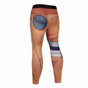 Anime Naruto Bandage Pattern Compression Gym Fitness Skinny Leggings Pants - Konoha Stuff