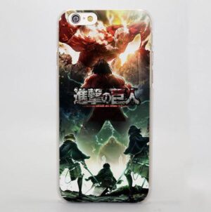 Attack On Titan Battle Against Impressive Color Cool iPhone 4 5 6 7 Plus Case - Konoha Stuff