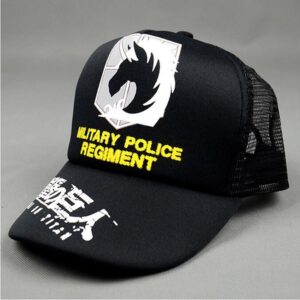 Attack On Titan Military Police Regiment Logo Cap Baseball Hat Snapback - Konoha Stuff