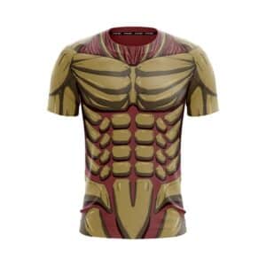 Attack On Titan Reiner Armored Titan Form Cosplay 3D T-Shirt