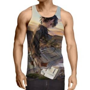 Attack on Titan Anime Eren Yeager Training Corps Tank Top