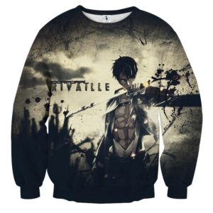 Attack on Titan Eren Yeager Epic Black Blood Stain Sweatshirt