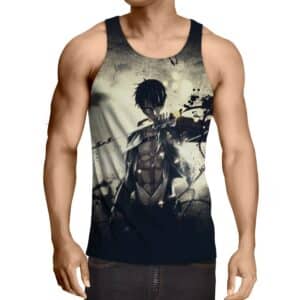 Attack on Titan Eren Yeager Epic Black Blood Stain Tank Top