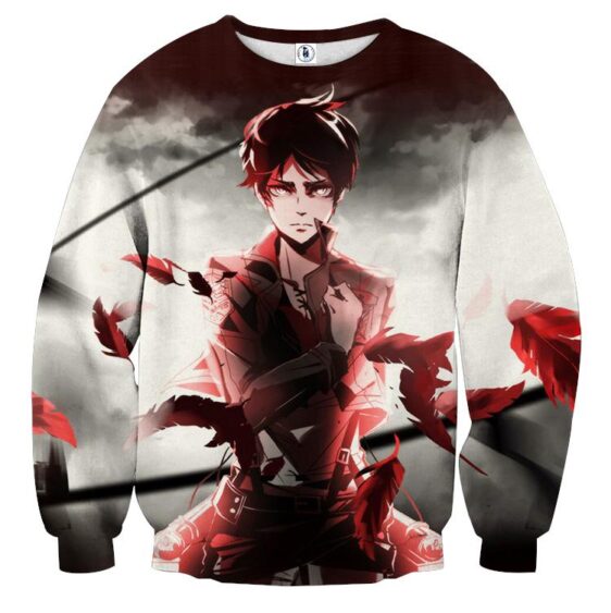 Attack on Titan Eren Yeager Epic Dramatic Salute Sweatshirt