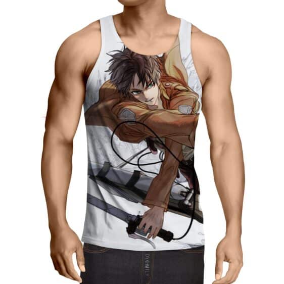 Attack on Titan Eren Yeager Training Corps Uniform Tank Top
