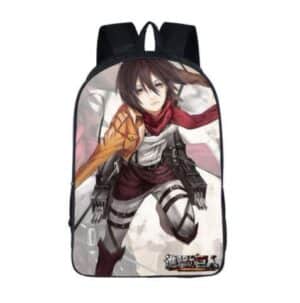 Attack on Titan Mikasa Fan Art Style School Bag Backpack - Konoha Stuff