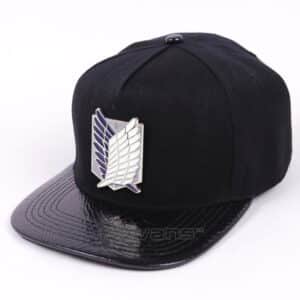Attack on Titan Silver Logo Cool Snapback Baseball Hat Cap - Konoha Stuff