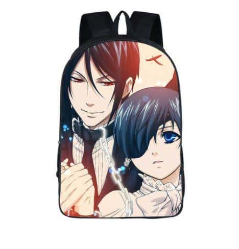 Black Butler Ciel Sebastian, Black Butler Bag Sebastian