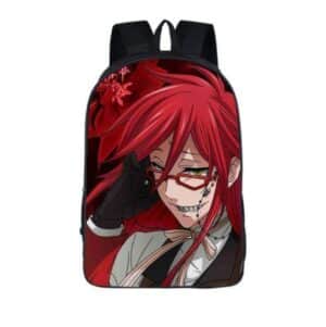 Black Butler Grell Red Hair Soul School Bag Backpack - Konoha Stuff