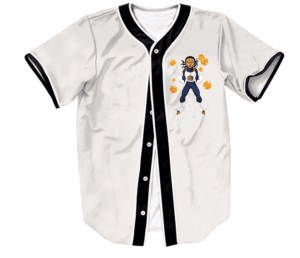 Boondocks Riley Gangsta Wearing Saiyan Amor 7 Dragon Balls Baseball Jersey - Saiyan Stuff