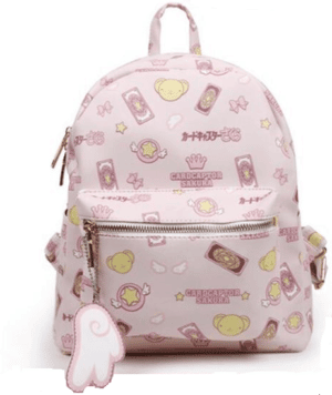 Cardcaptor Sakura Wings Kero Chan Cards Cute Girly School Bag Backpack - Konoha Stuff - 1