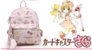 Cardcaptor Sakura Wings Kero Chan Cards Cute Girly School Bag Backpack - Konoha Stuff - 2