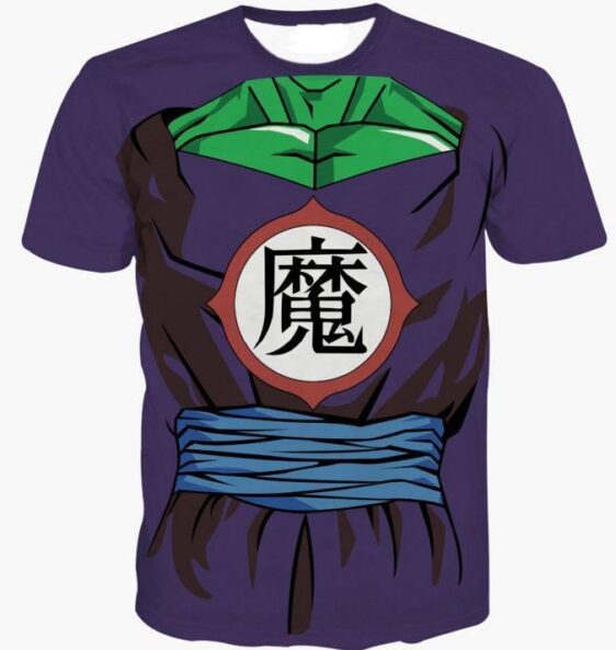 Cool Namekian Piccolo Costume 3D Printed T-Shirt - Saiyan Stuff
