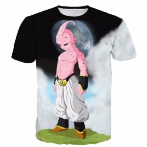 DBZ Anime Kid Buu Galaxy Hipster Full Print 3D T-Shirt - Saiyan Stuff