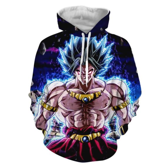 DBZ Legendary Super Saiyan Broly With Black Hair Hoodie