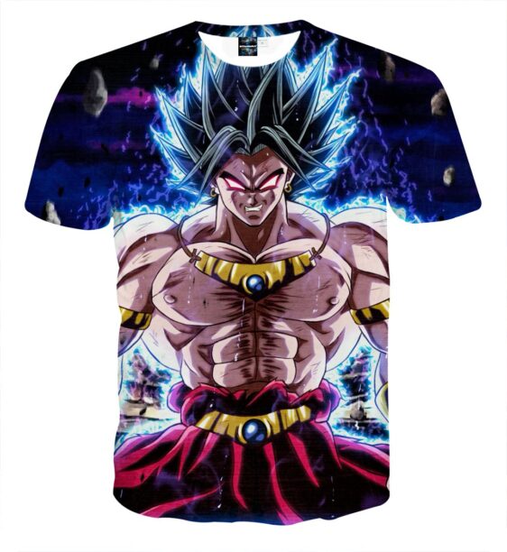 DBZ Legendary Super Saiyan Broly With Black Hair T-Shirt