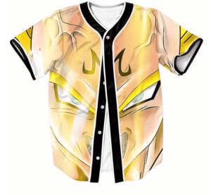 DBZ Super Saiyan Prince Vegeta Angry Streetwear Hip Hop 3D Baseball Jersey - Saiyan Stuff - 1