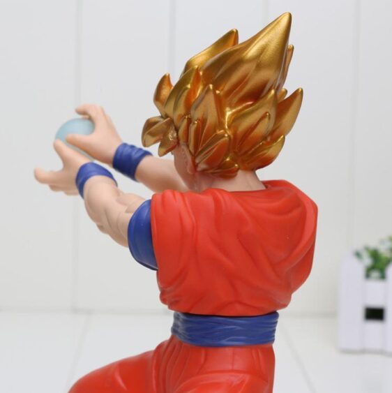 DBZ Super Saiyan Son Goku Kamehameha Energy Attack PVC Action Figure - Saiyan Stuff