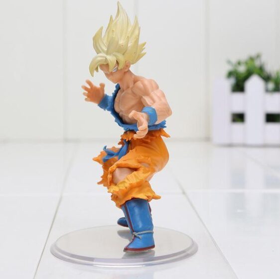 DBZ Super Saiyan Son Goku SSJ1 Dragon Wild Styling Action Figure 10cm - Saiyan Stuff - 3