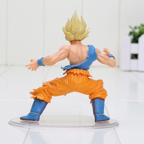 DBZ Super Saiyan Son Goku SSJ1 Dragon Wild Styling Action Figure 10cm - Saiyan Stuff - 4