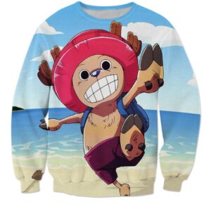 Doctor Tony Tony Chopper - One Piece Holidays Beach 3D Sweatshirt - Konoha Stuff